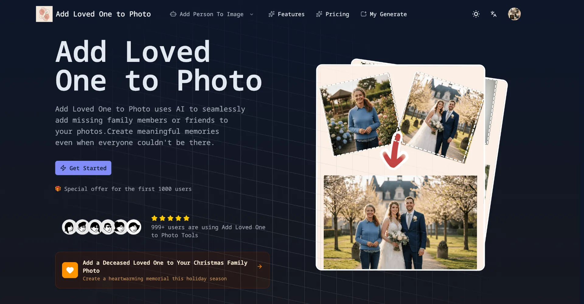 Add Loved One to Photo