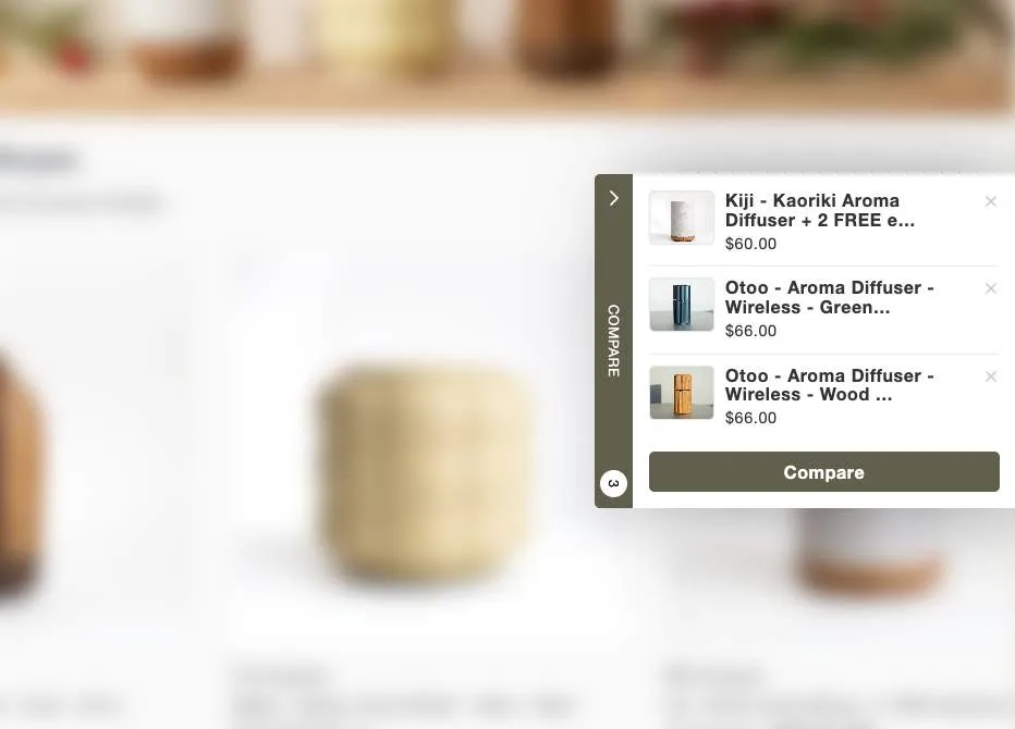 Smart Comparison Widget